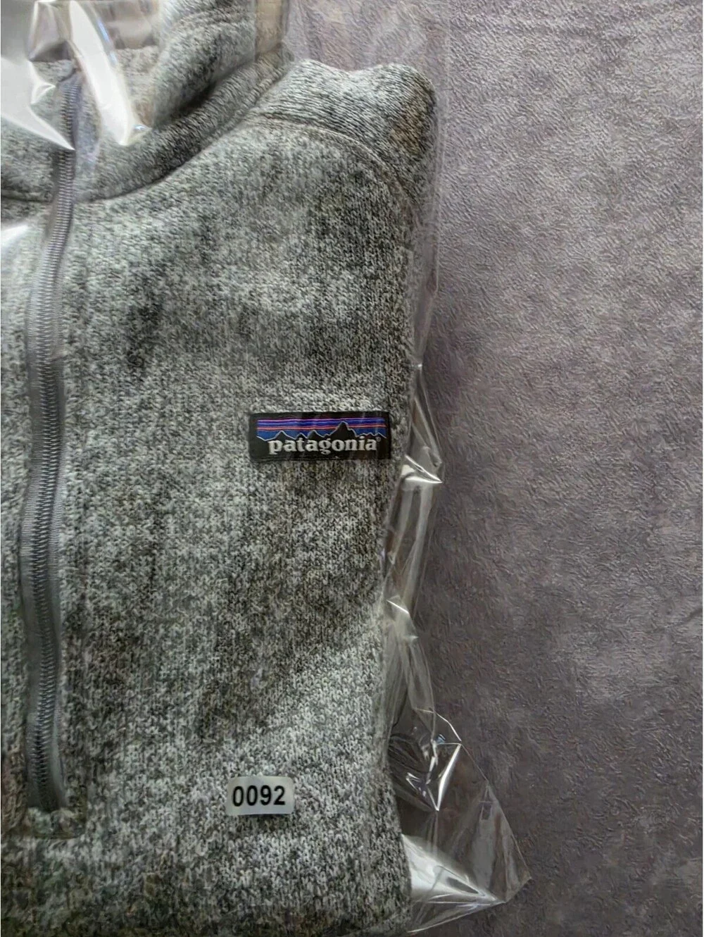 Patagonia Better Sweater 1/4 Zip Fleece Pullover Women's Medium Gray Jacket